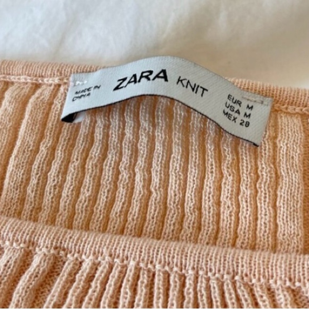 Zara Ribbed Cropped Sweater - Picture 4 of 5